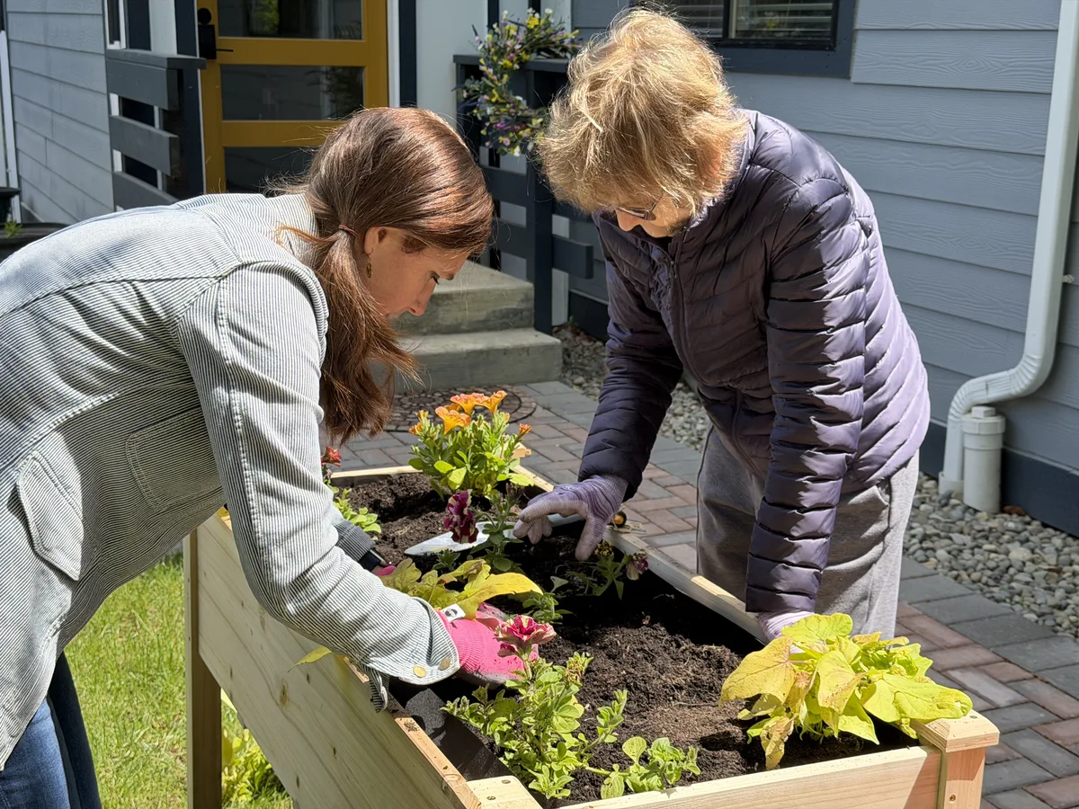 Dirt Under Our Nails and Sun on Our Faces: Inside the Spring Planting Party at Burien Best Care Home