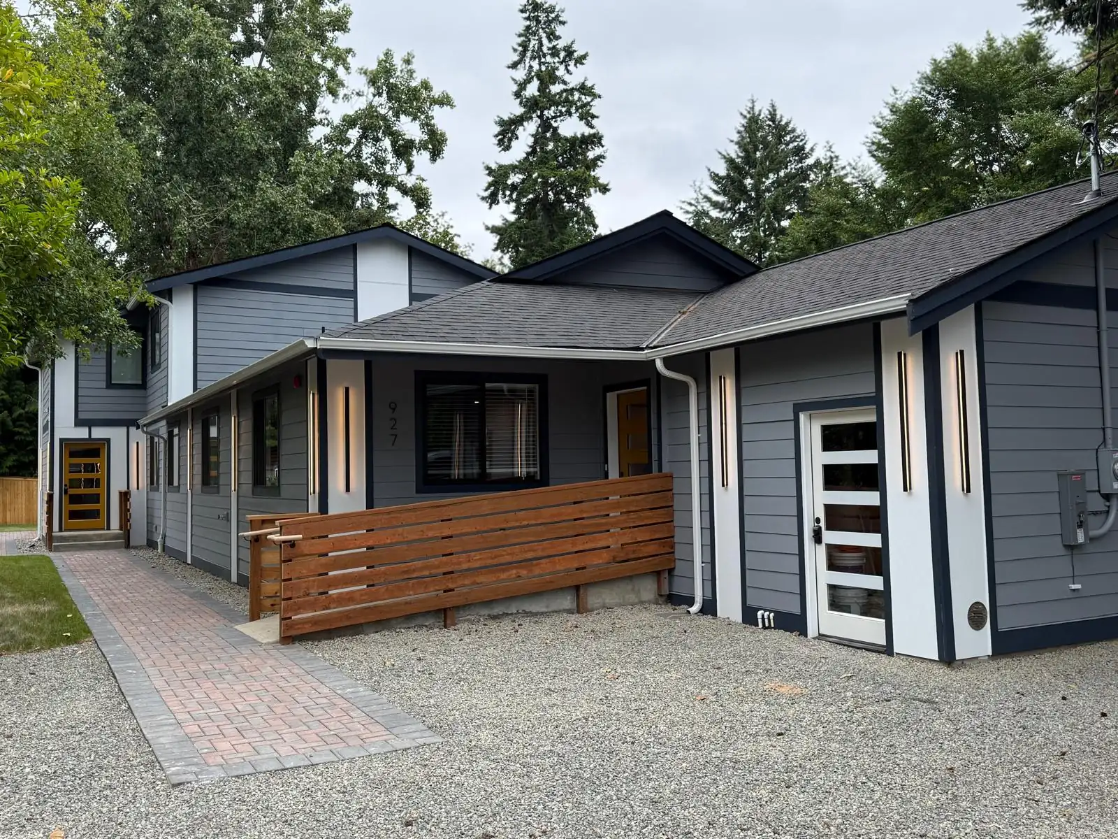 Front exterior of Burien Best Care Home, a welcoming craftsman-style adult family home in Burien, Washington